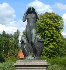 Skulptur Gærpigen i Ribe
